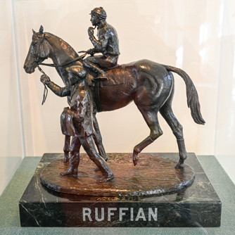 Ruffian bronze by Eleanor Iselin Wade, Sculpture Gallery (Bob Mayberger)