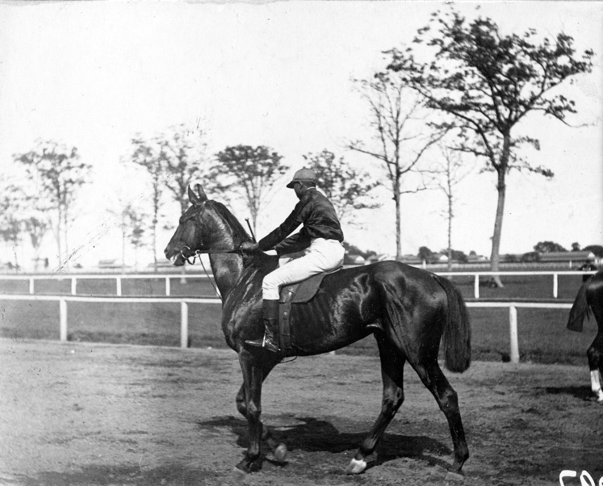 Shelby "Pike" Barnes and Montana, undated (Keeneland Library Hemment Collection)