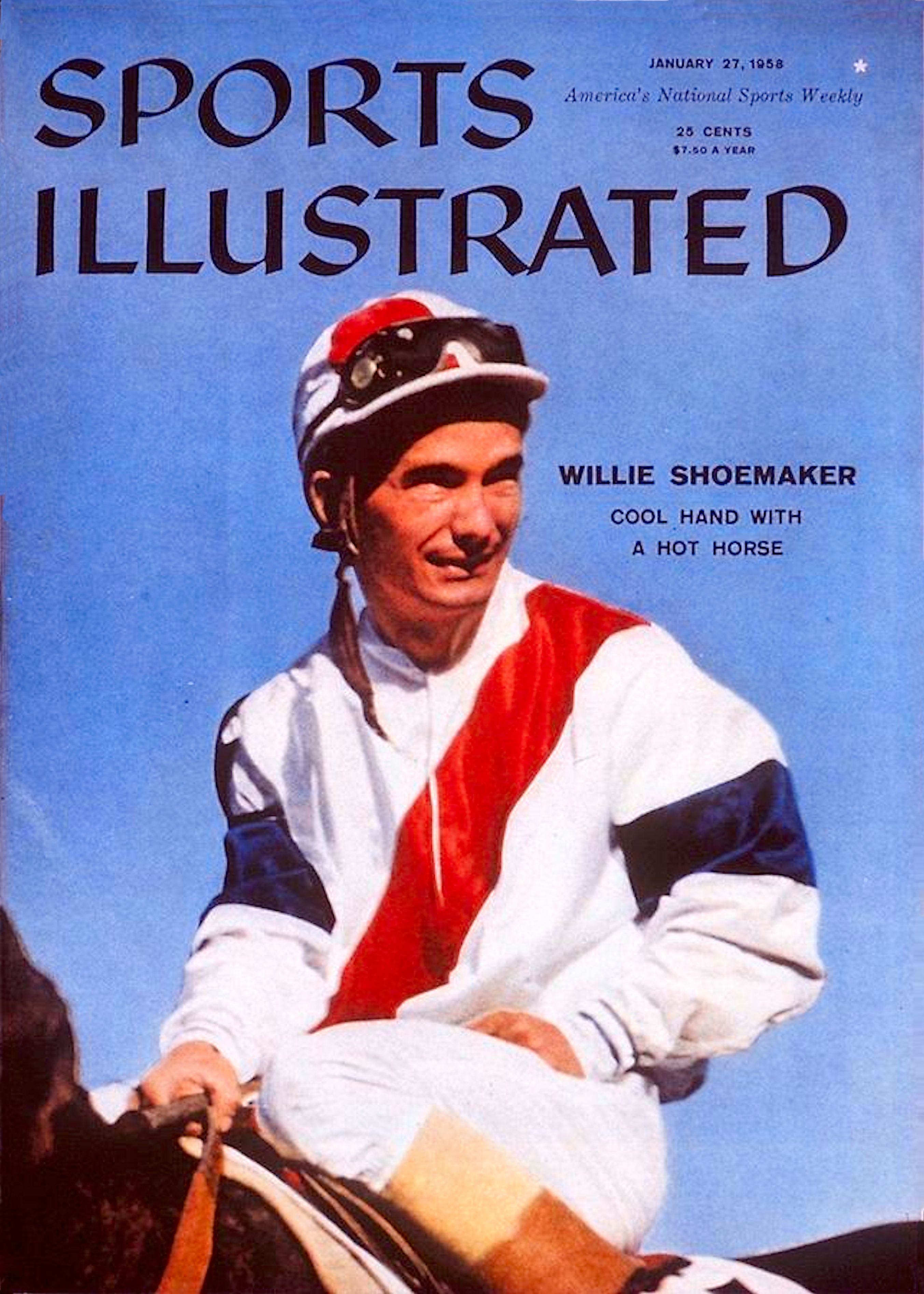 Bill Shoemaker on the cover of "Sports Illustrated" in 1958 (Sports Illustrated)