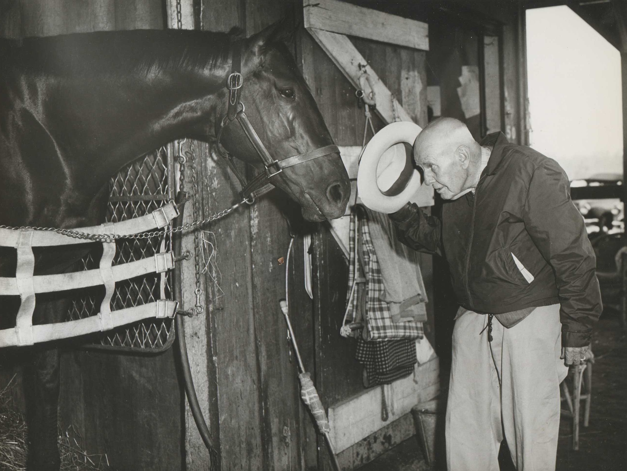 James "Sunny Jim" Fitzsimmons and Bold Ruler (Museum Collection)